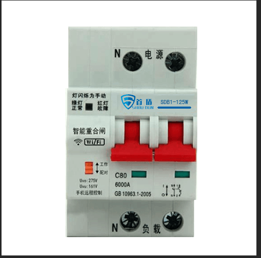 WIFI物联网智能控制开关SDB1-125-W02-100A